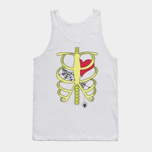 Skeleton Rib Cage Tank Top